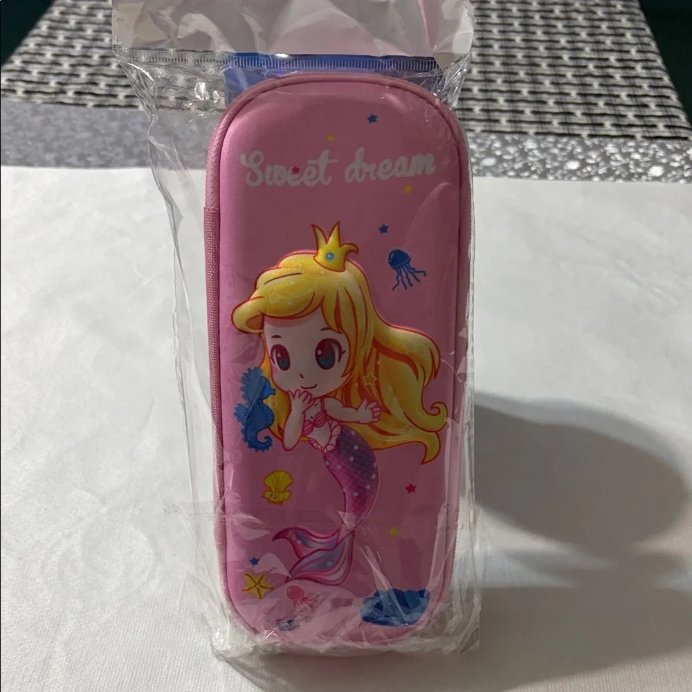 Pink Mermaid Pencil Case
